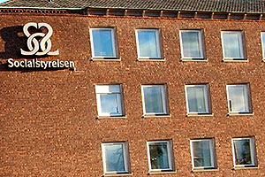 Bild på socialstyrelsens huvudkontor i Stockholm