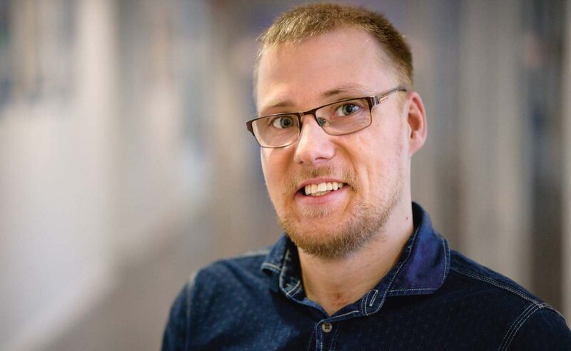 Porträtt på Oscar Sjökvist