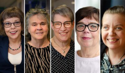 Kollage av fem porträttbilder som föreställer undertecknarna till artikeln.